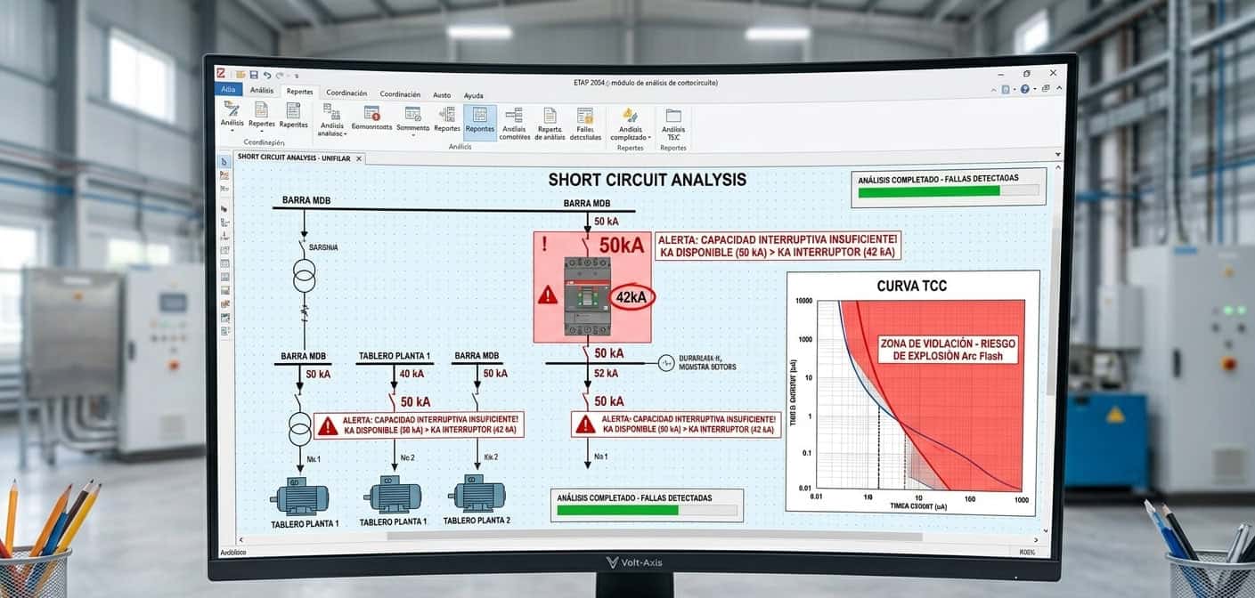 capacidad interruptiva y estudio de corto circuito